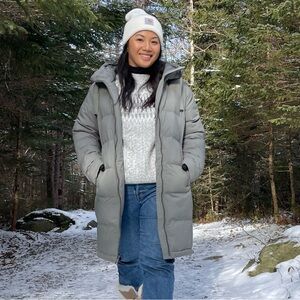 Denver Hayes Hyper-Dri Moss Green Mid-Length Puffer Jacket